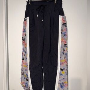 Free People Black and Multicolor Pants